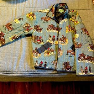 Western cowboy print jacket